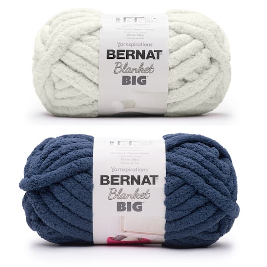 Bernat® 12 Pack Blanket Big™ 2 Color Yarn